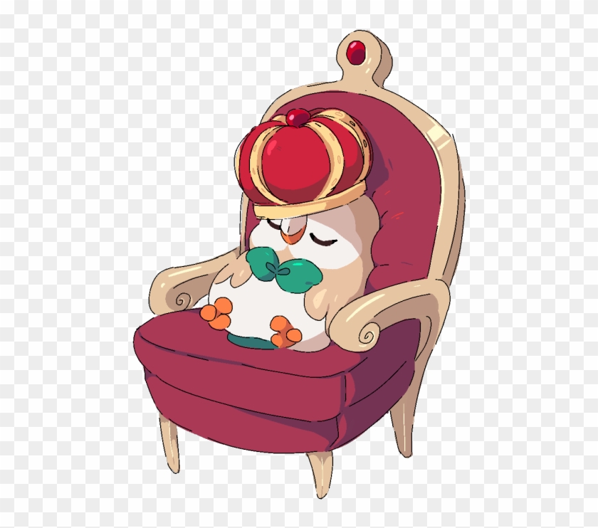 King Rowlet Clipart