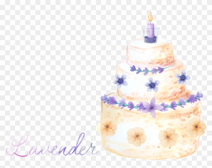 Beautiful Birthday Cake Transparent Decorative - Birthday Cake Clipart #4502076