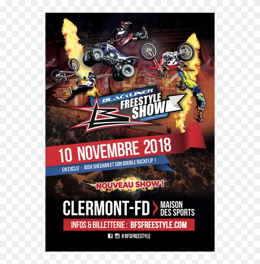 X Fighter Champion, X Games Medalist, Mr Double Backflip - Flyer Clipart