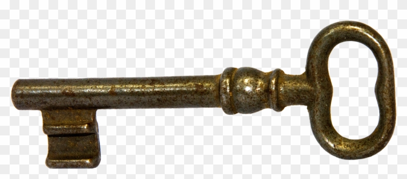 Key Bart Blade - Rusty Skeleton Key Clipart #4502484