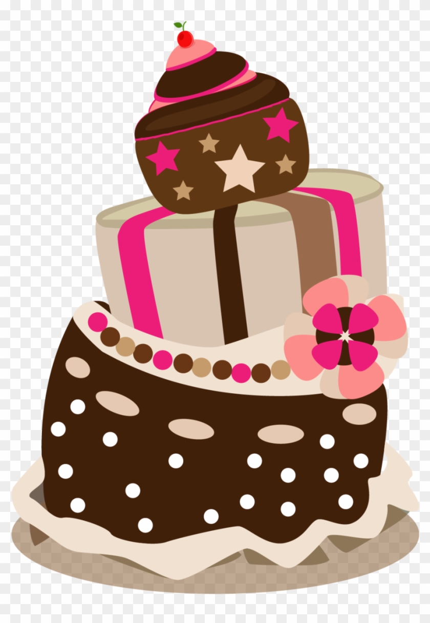 Freevector Vector Birthday Cake - Birthday Cake Clipart