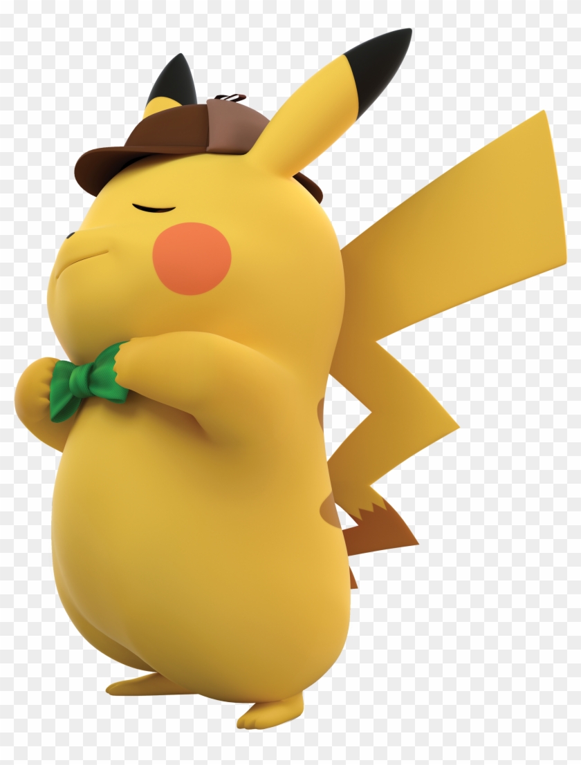 Detective Pikachu Bowtie , Png Download - Detective Pikachu Game Pikachu Clipart