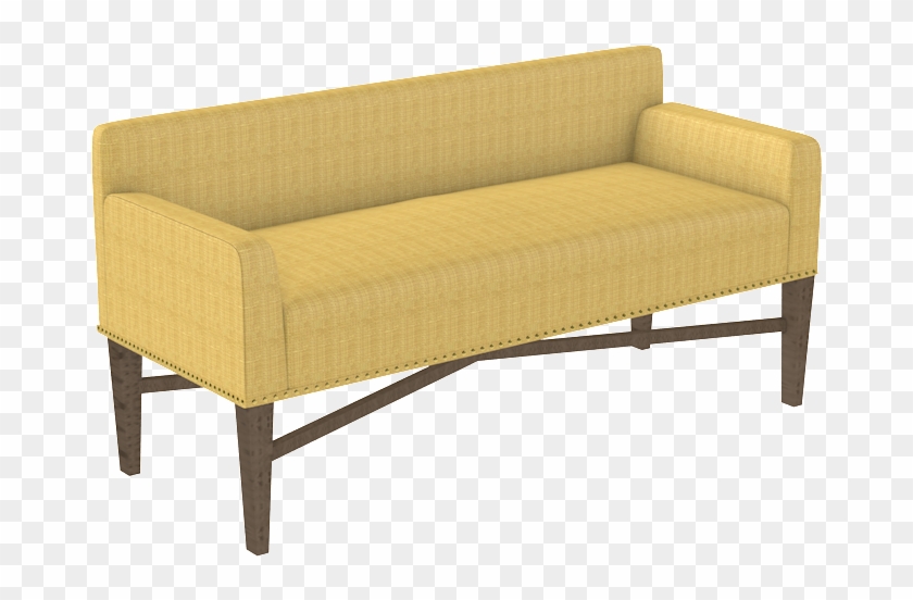 Raffia X Bench - Studio Couch Clipart #4503477