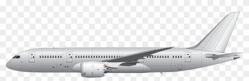 Boeing 787-8 Side View - Boeing 787 Side View Clipart #4503896