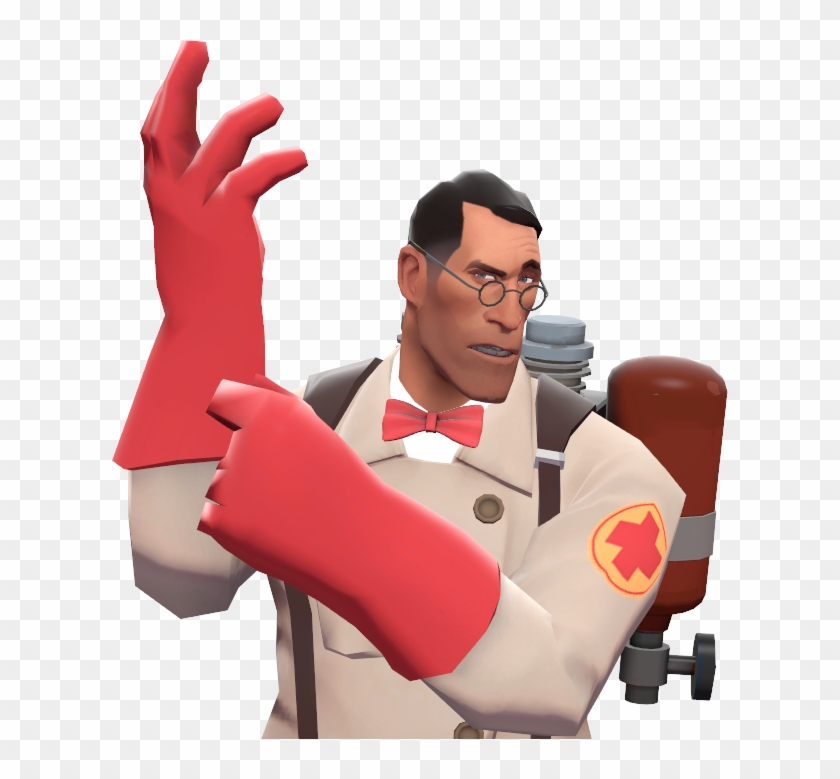 Dr Whoa Medic - Team Fortress 2 Medic Glove Clipart #4503996