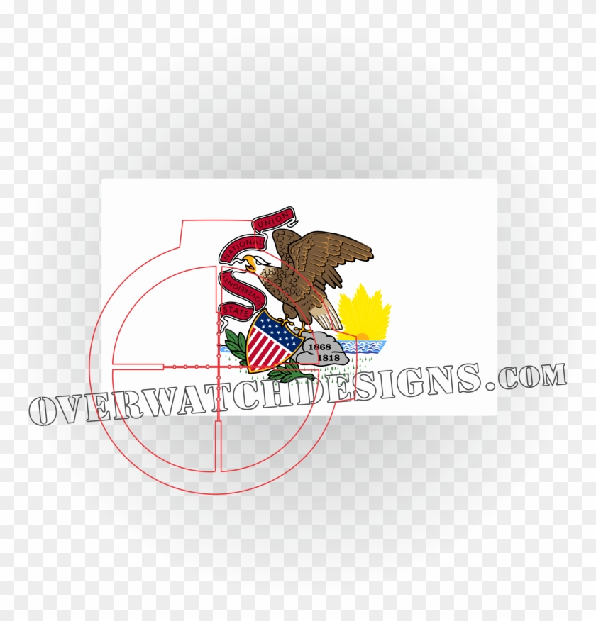 Illinois State Flag Clipart #4504324