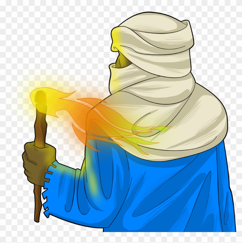 King Saul In Disguise, Visits The Witch Of Endor - Illustration Clipart #4504408