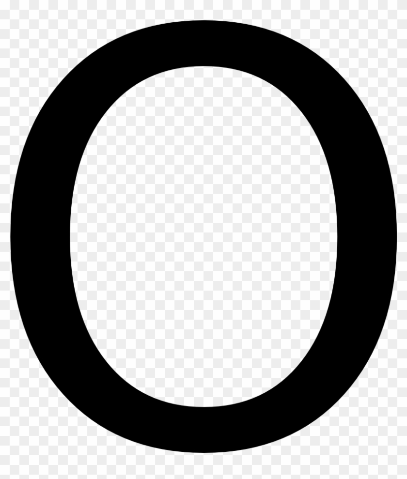Alphabet O Png - Circle Clipart #4504738
