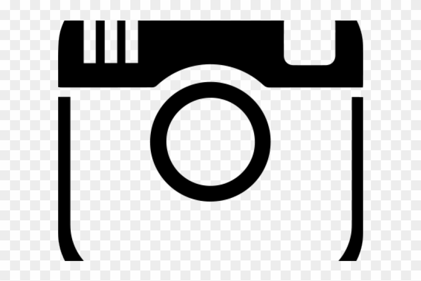 Instagram Clipart Transparent Background - Black And White Instagram Cute - Png Download