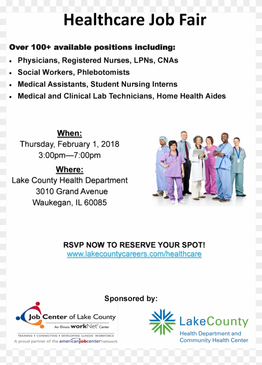Lake County Healthcare Job Fair - Bvb 09 Clipart