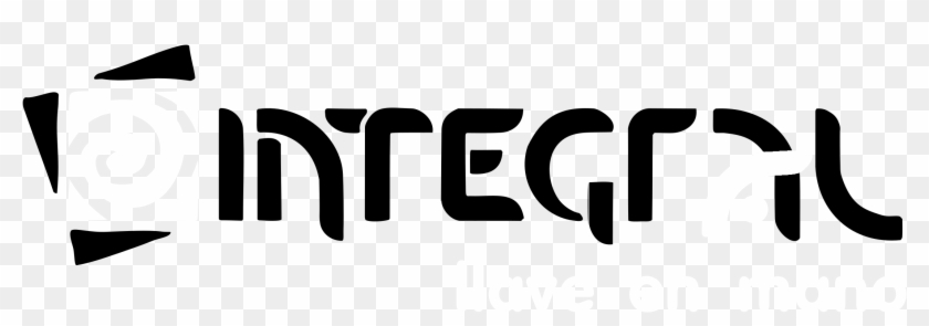 Integral Llave En Mano Logo Black And White - Integral Clipart