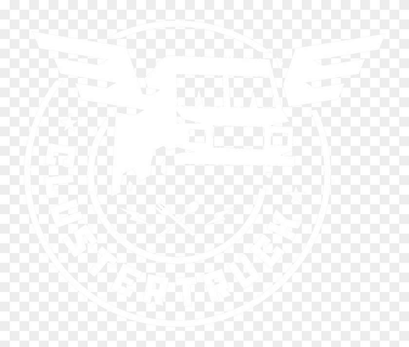 Clustertruck Logo White - Western Michigan Christian Warriors Clipart #4505445