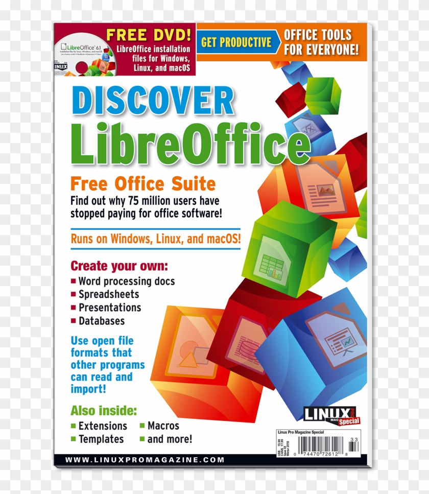 Discover Libreoffice Special Edition - Flyer Clipart #4505469