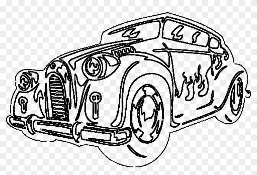 Classic Car Coloring Pages - Coloring Pages Of Cool Cars Clipart #4505568