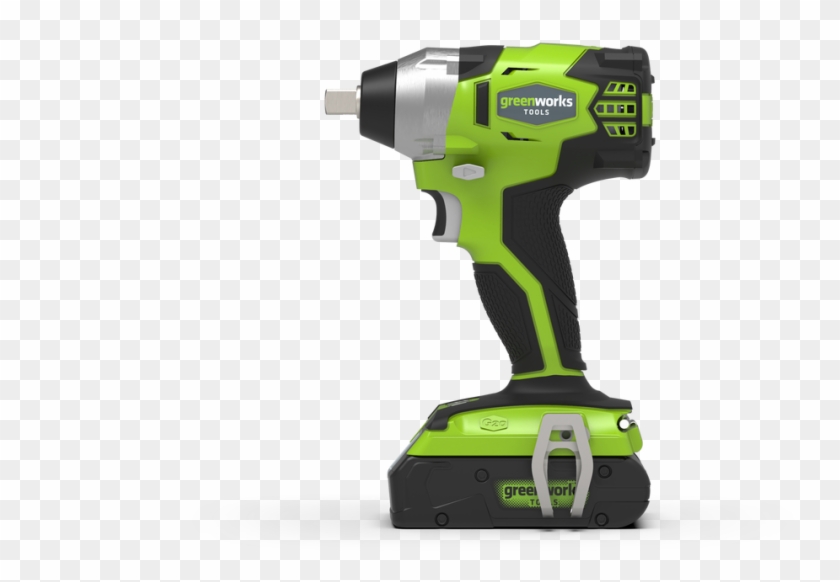 Gd24iw - Aku Rázový Uťahovák 1 2 Greenworks G24iw 24v Clipart #4505742