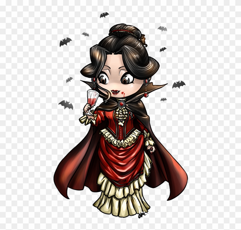 Chibi Challenge Halloween Iris By Ake29-d5jm4ov - Halloween Chibis Png Clipart