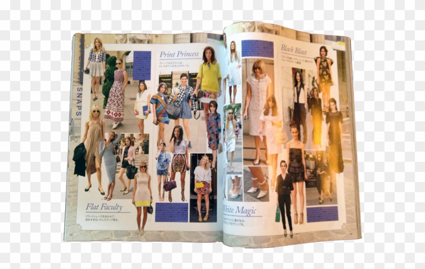 Open Magazine, Pages, Fashion - Transparent Open Magazine Png Clipart