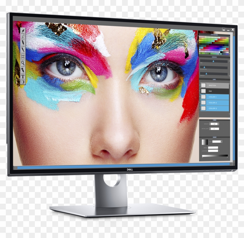Dell Up3218k - Computer Monitor Clipart