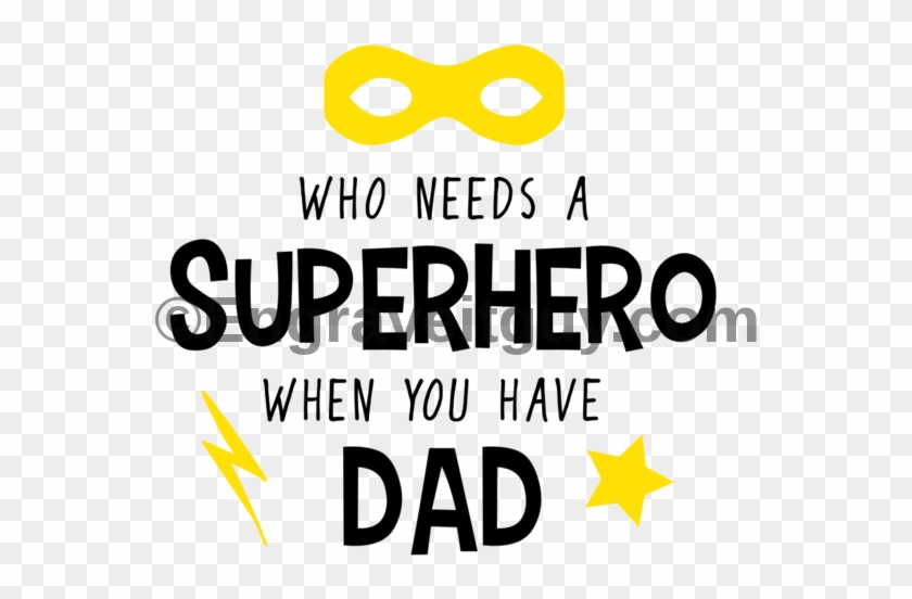Super Hero Dad - Graphic Design Clipart #4506208