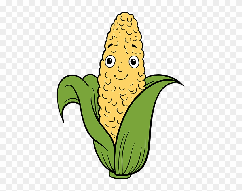 Corn On The Cob Png - Corn Draw Clipart #4506209