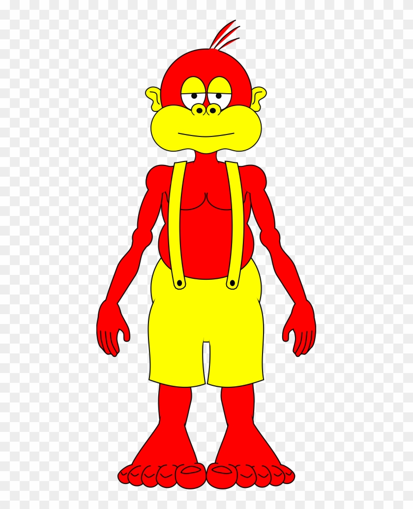 Skate Monkey - Cartoon Clipart