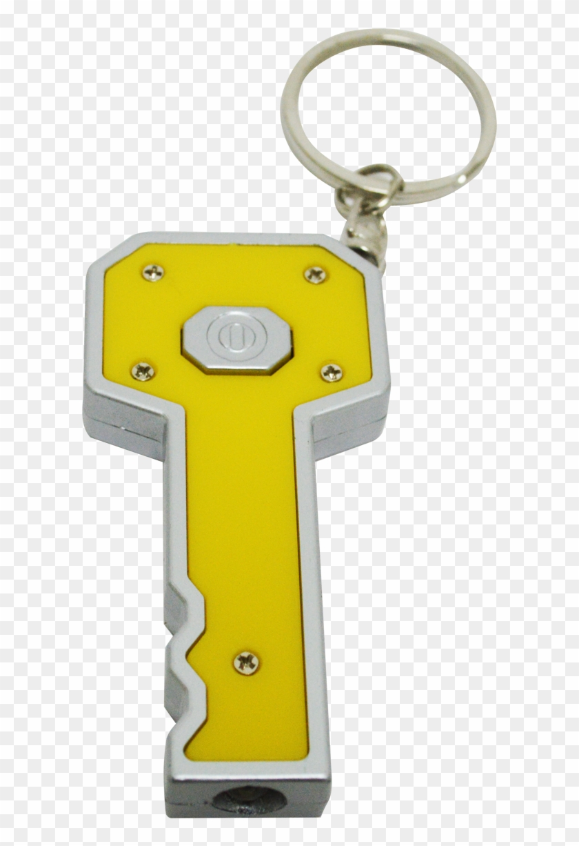 Llavero Plastico Llave Plateado - Keychain Clipart #4506271