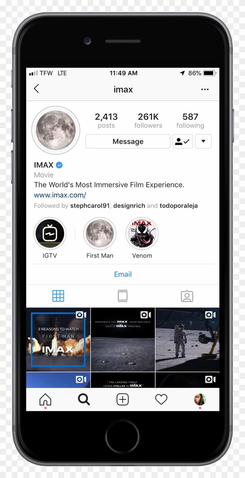This Shifting Moon Lived As Imax's Profile Icon, Each - Iphone Clipart