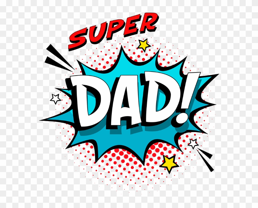 Superdad Sticker - Graphic Design Clipart