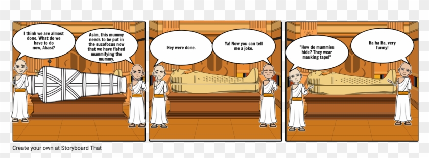 Ancient Egyptian Mummies - Comics Clipart
