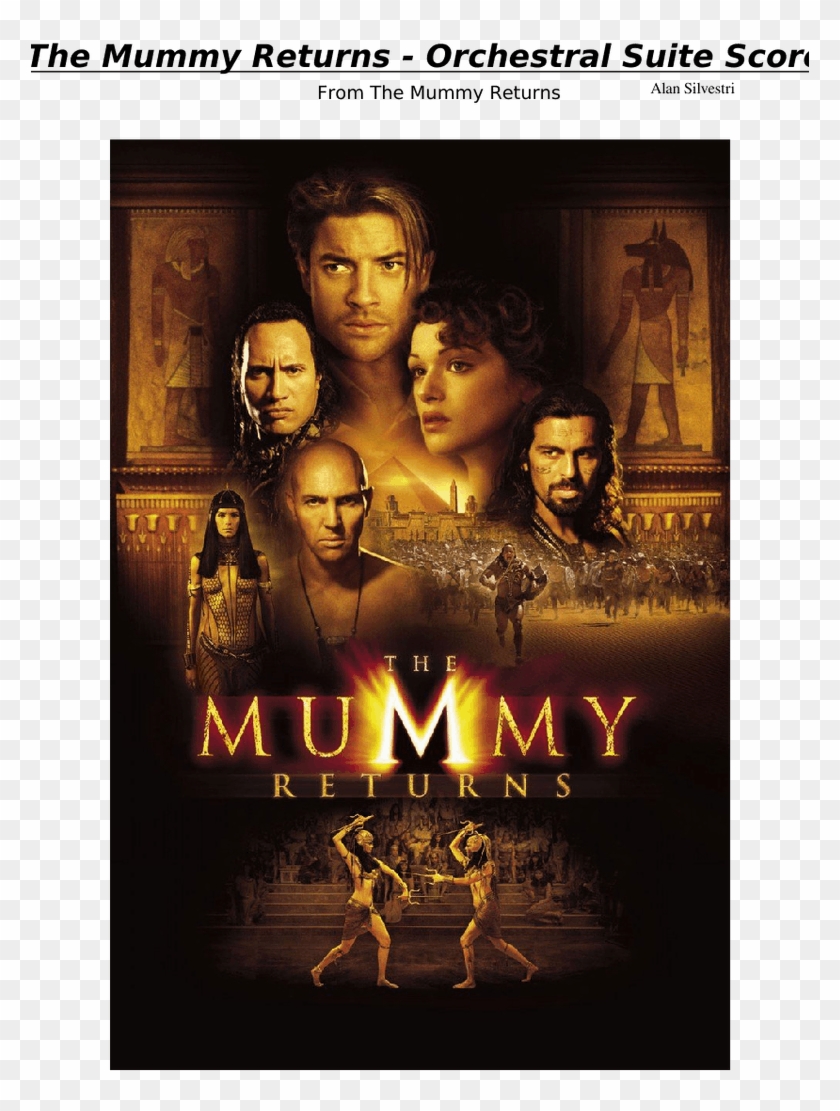 The Mummy Returns Orchestral Suite Score Sheet Music - Mumya Returns Clipart #4506914