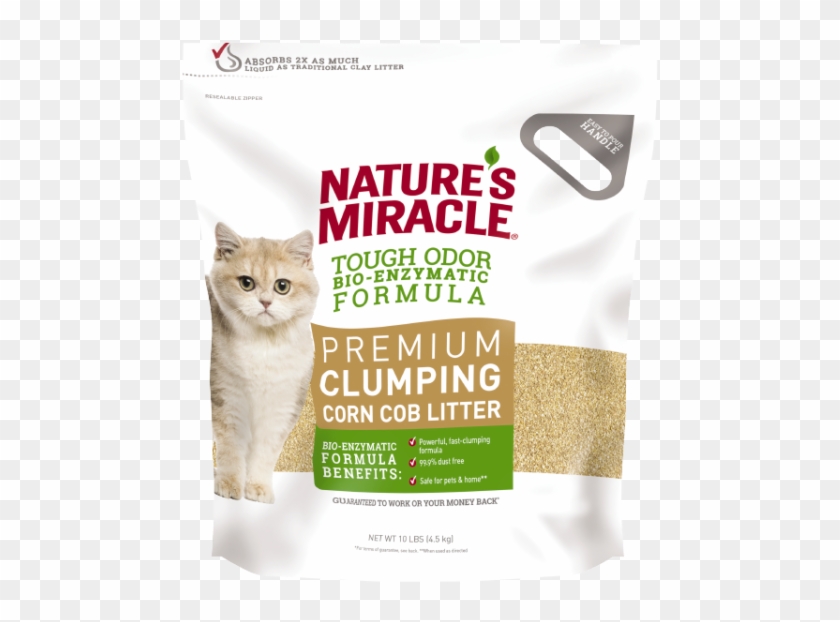 Nm Premium Clumping Corn Cob Litter 10 Lb - Nature's Miracle Clipart #4506956
