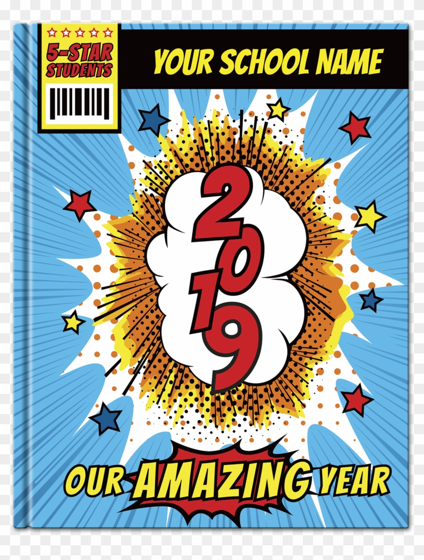 Pictavo Comic Book Yearbook Cover - Poster Clipart #4507301
