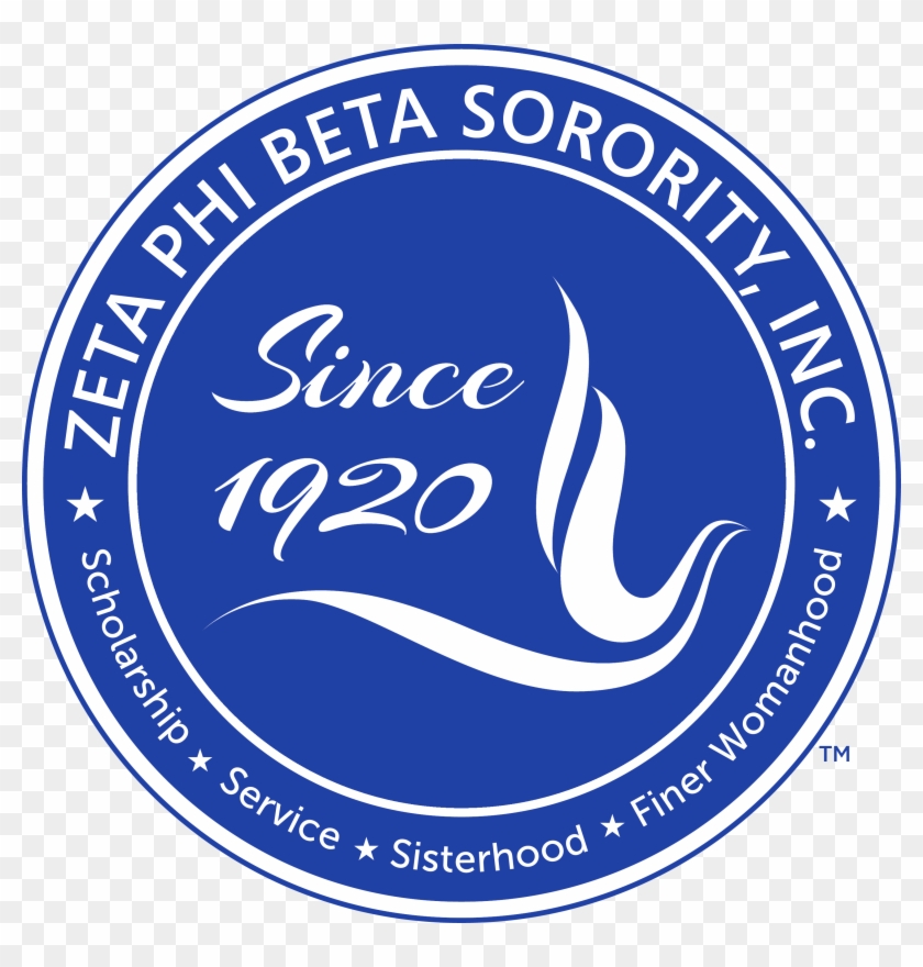 Upsilon Zeta Zeta - Zeta Phi Beta Seal Vector Clipart