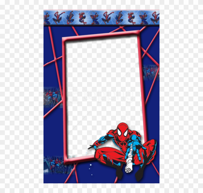 Free Png Kids Spider Man Transparent Photo Frame Background - Marcos Para Foto Del Hombre Araña Clipart