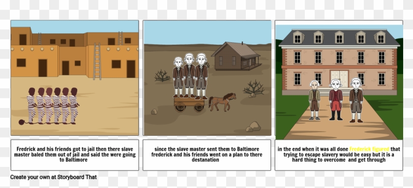 Frederick Douglass Story - John Andre Sophia's War Cartoon Clipart #4508324