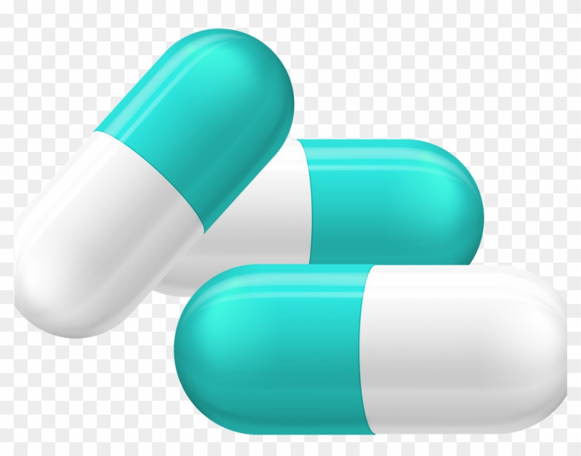 Tablet Clipart Medicine Storage - Transparent Background Pill Clipart - Png Download #4509277