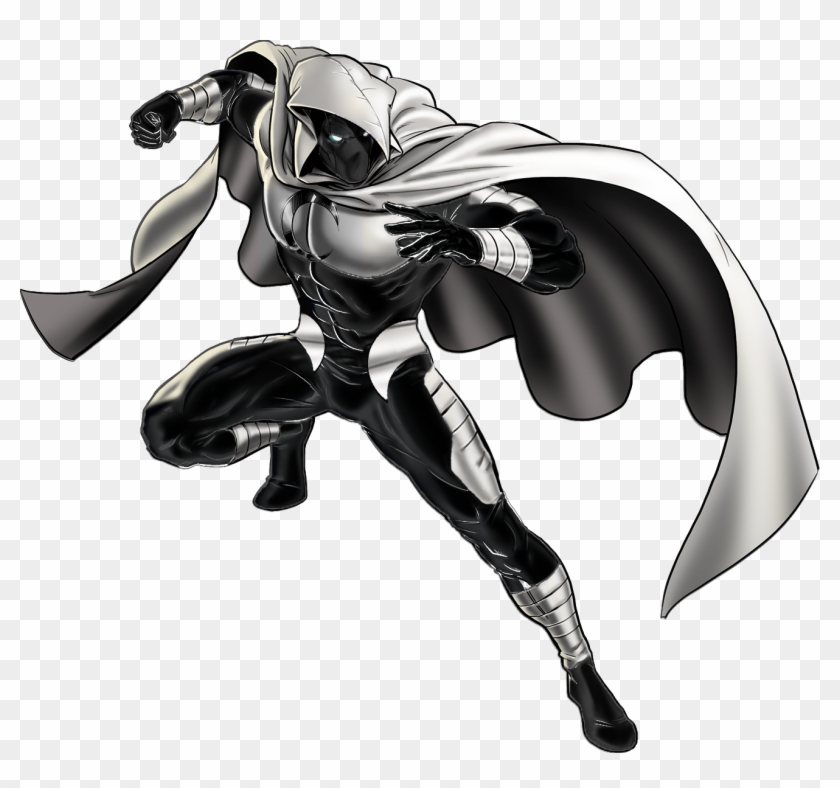 Marvel Avengers Alliance, Moon Knight, Spiderman, Figurine, Clipart #4509491