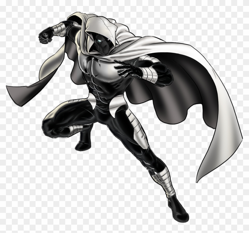 Marvel Avengers Alliance, Moon Knight, Spiderman, Figurine, Clipart
