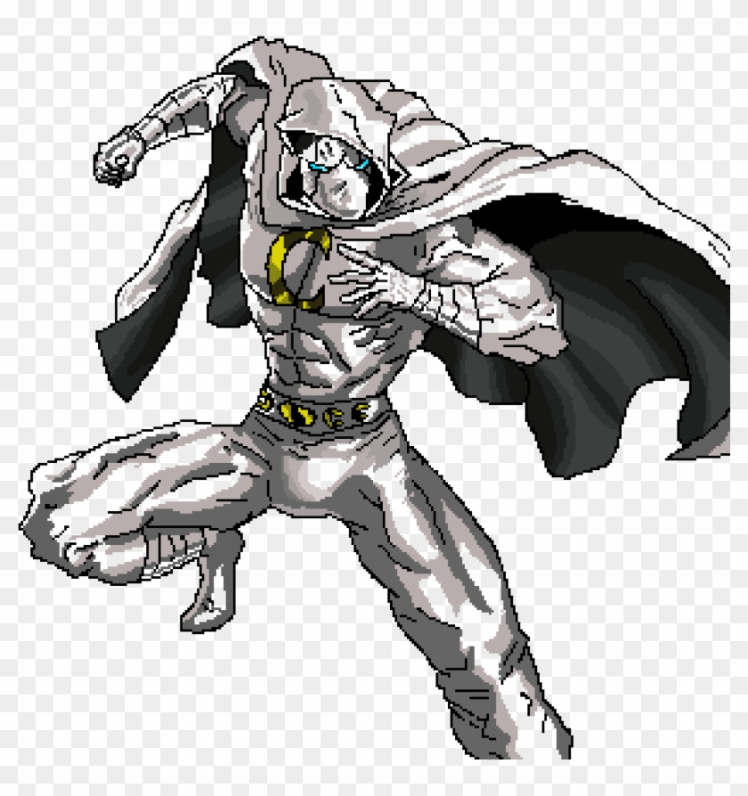 Moon Knight - Modern Knights Drawings Clipart #4509523