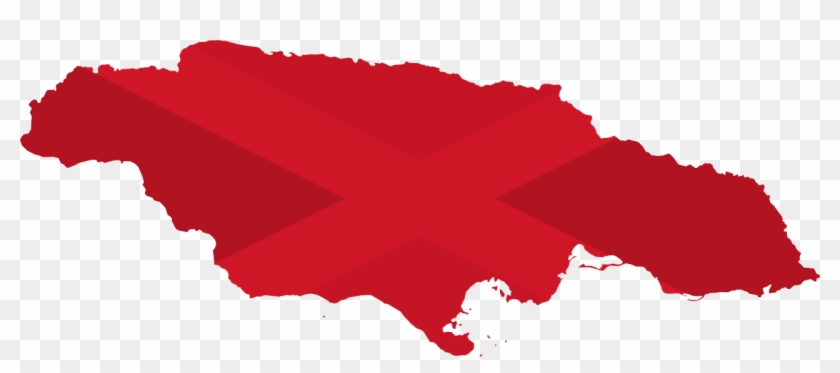 Red Stripe Png Transparent Background - Map Of Jamaica North Coast Clipart #4509558