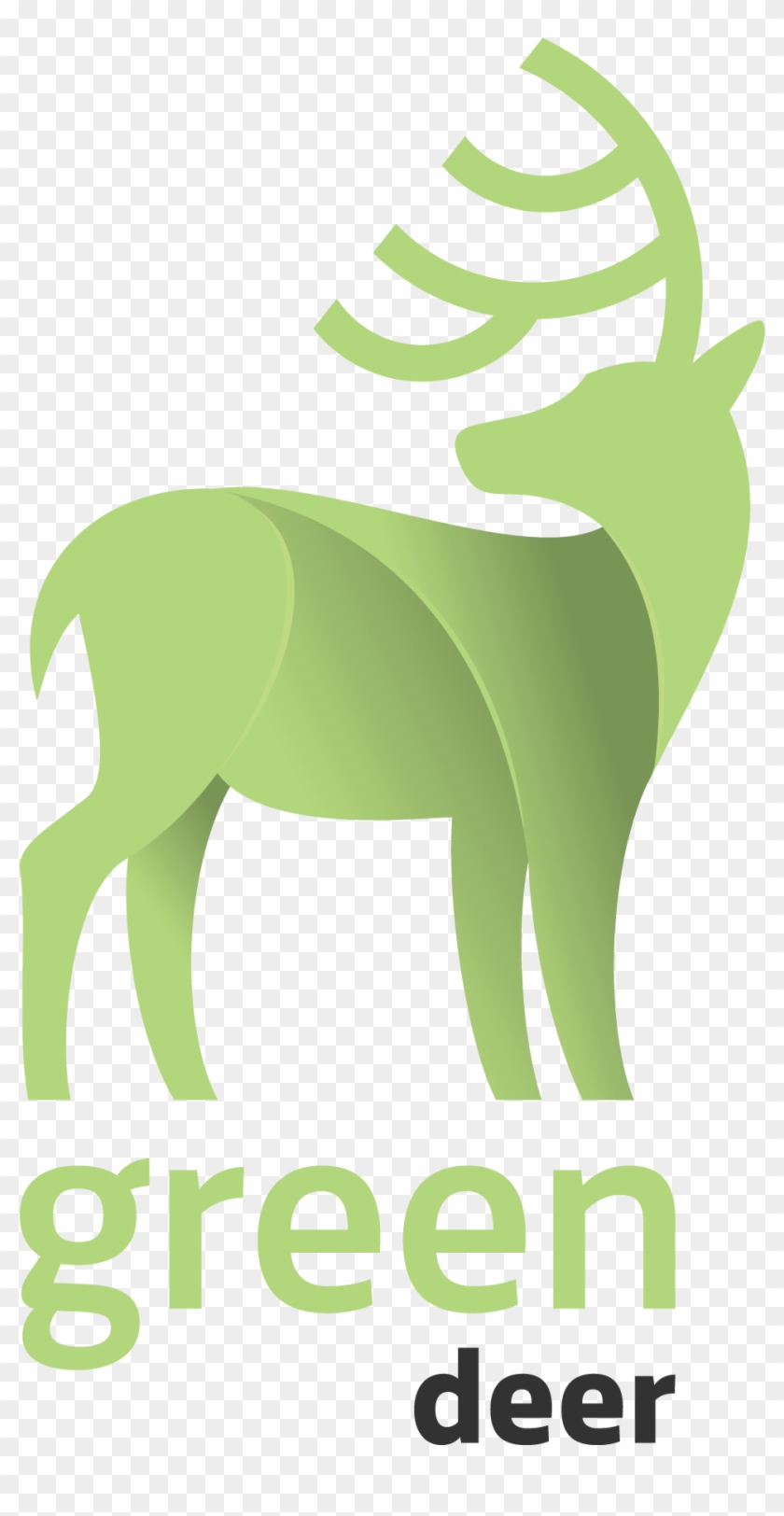 Green Deer - Elk Clipart
