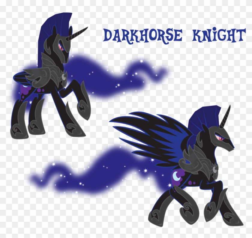 Trotsworth, Darkhorse Knight, Nightmare Moon, Pony, - Mlp Dark Horse Knight Clipart #4510483