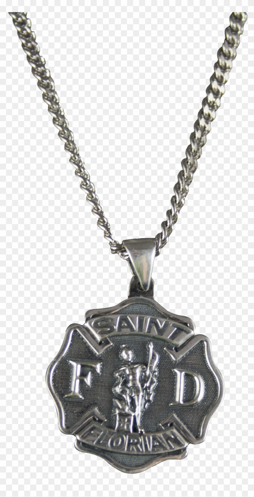 Firefighter Maltese Cross Necklace - Locket Clipart #4510537