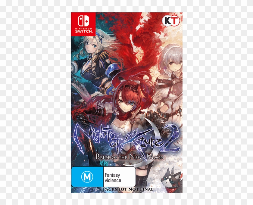 Nights Of Azure - Jeux Nintendo Switch Manga Clipart #4510673