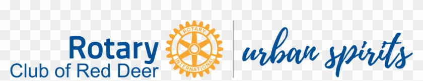 Red Deer Urban Spirits Logo - Rotary International Clipart #4511494