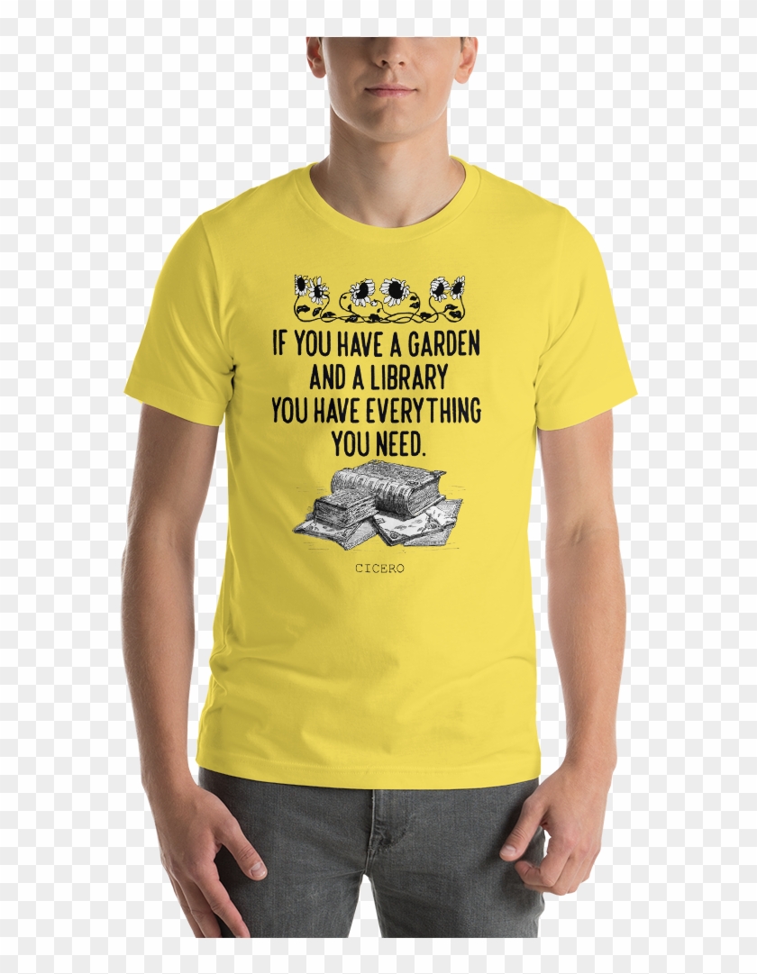 Cicero Mockup Front Mens Yellow - Camisa Meu Partido E O Brasil Clipart