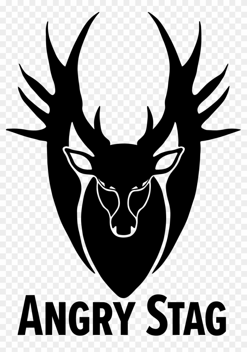 Elegance - Angry Stag Logo Clipart #4511839