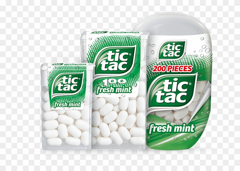 Tic Tac Fresh Mint Candy - Tic Tac Clipart #4511879