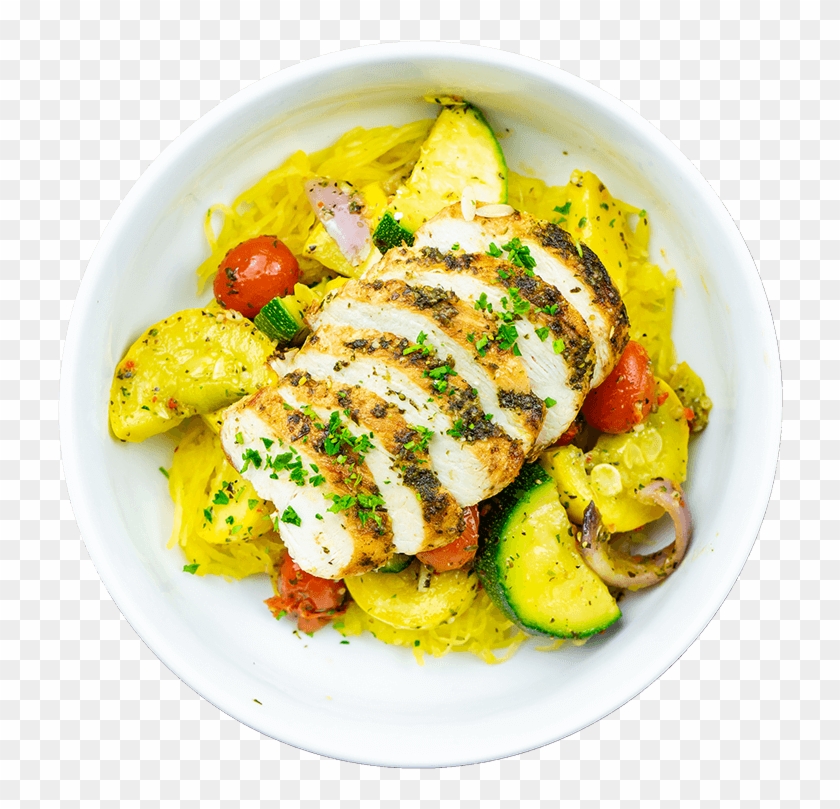 Chicken And Spaghetti Squash Primavera - Spinach Salad Clipart