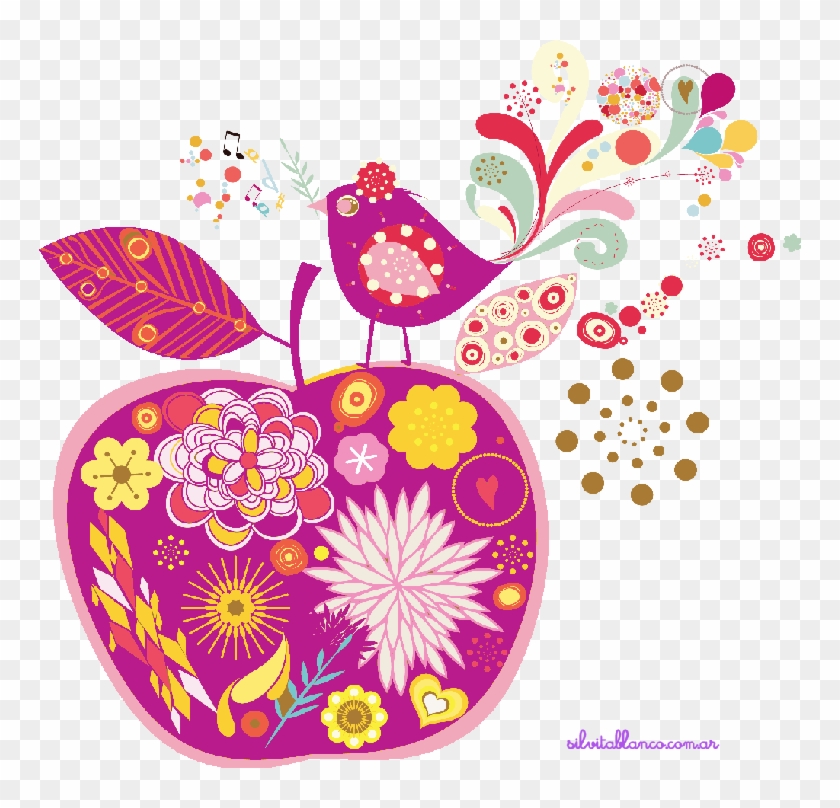 Flores Vintage Infantil Png Clipart